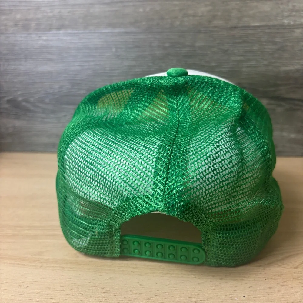 BDVibez Hat Cap‎ Snap Back Womens Green Gold Trucker Adjustable